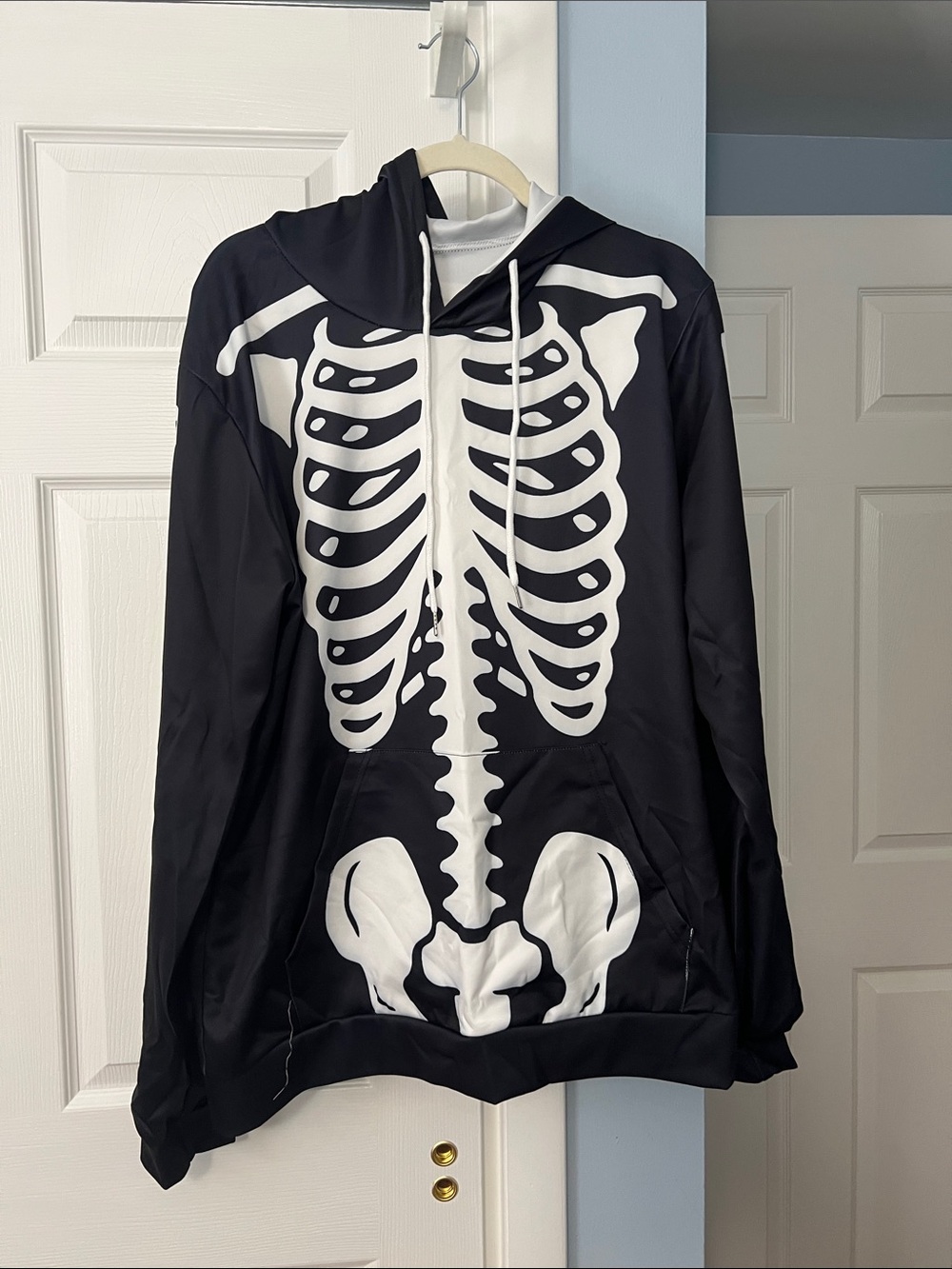 Unknown Brand Men’s Skeleton Hooded Sweatshirt | Size: XXL